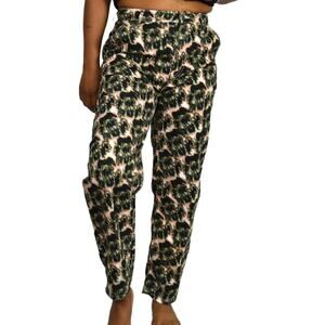 Target Rachel Comey Printed Jeans Green Abstract High Waist Rigid Tapered Size 4